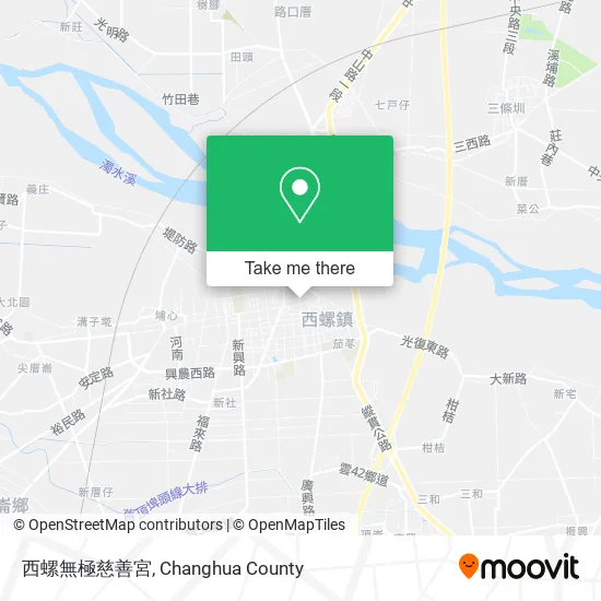 西螺無極慈善宮地圖