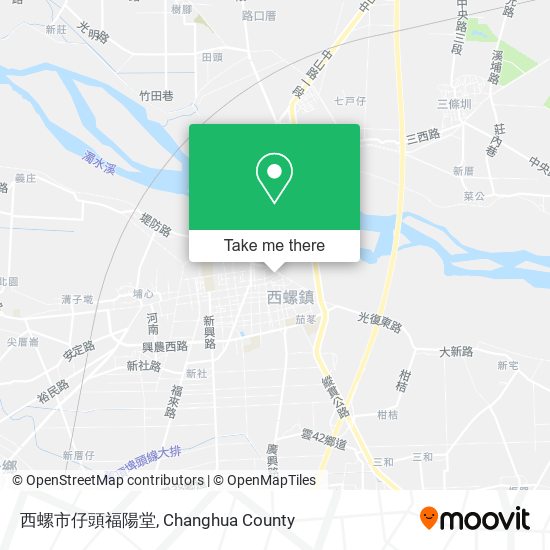 西螺市仔頭福陽堂地圖