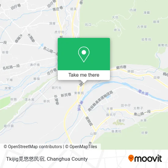 Tkijig覓悠悠民宿 map