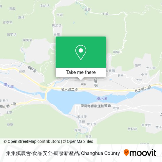 集集鎮農會-食品安全-研發新產品地圖