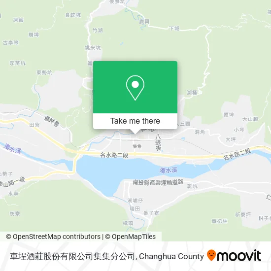 車埕酒莊股份有限公司集集分公司地圖