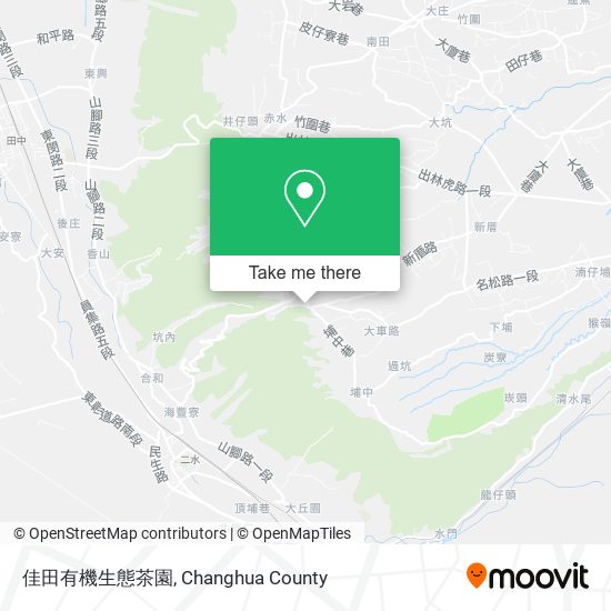 佳田有機生態茶園 map