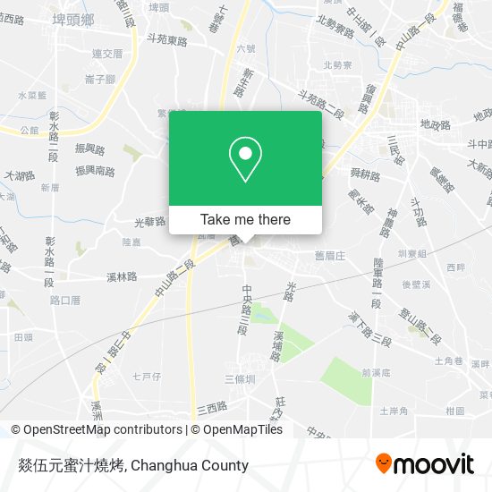 燚伍元蜜汁燒烤 map