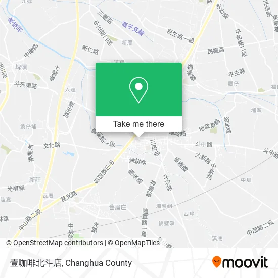壹咖啡北斗店地圖