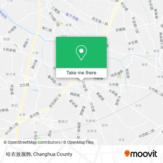 哈衣族服飾地圖