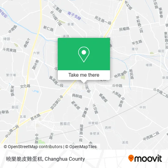曉樂脆皮雞蛋糕地圖