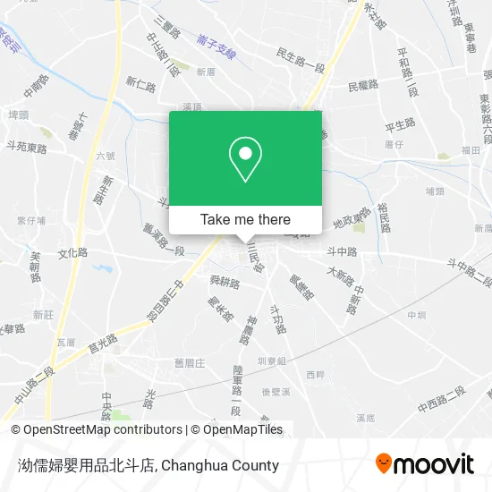 泑儒婦嬰用品北斗店地圖
