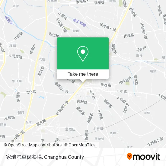 家瑞汽車保養場地圖