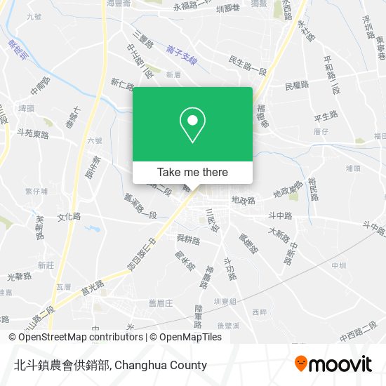北斗鎮農會供銷部地圖