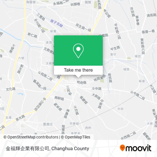 金福輝企業有限公司 map