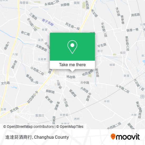 進達菸酒商行地圖