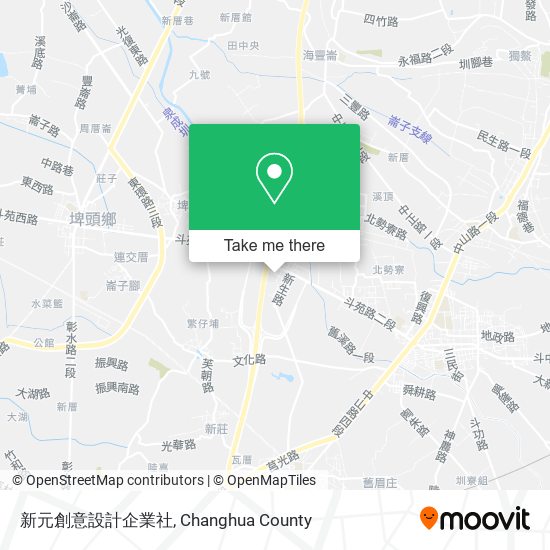 新元創意設計企業社地圖