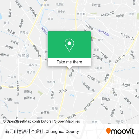 新元創意設計企業社地圖