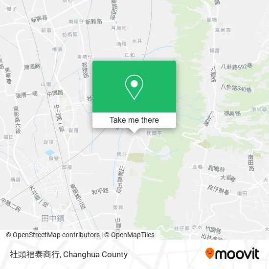 社頭福泰商行 map