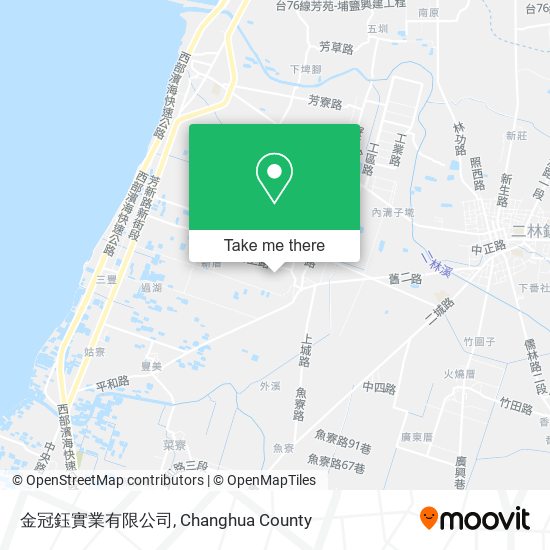 金冠鈺實業有限公司地圖