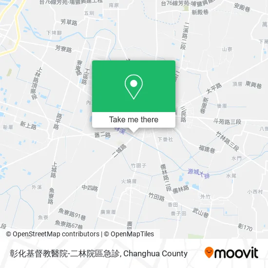 彰化基督教醫院-二林院區急診地圖