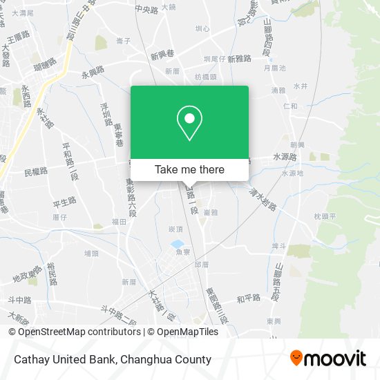 Cathay United Bank map