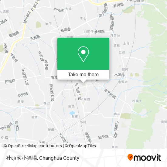 社頭國小操場地圖