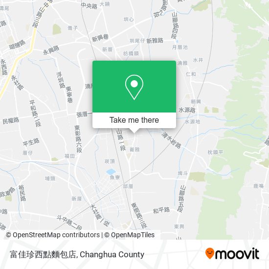 富佳珍西點麵包店 map