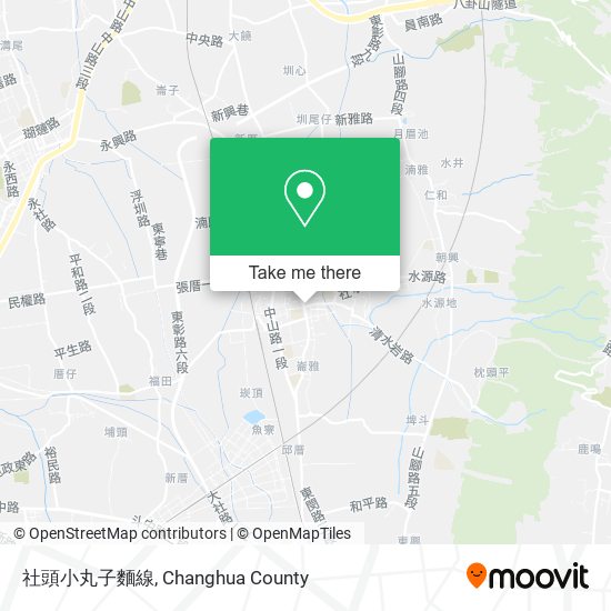 社頭小丸子麵線 map