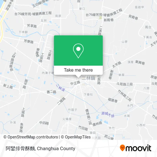阿鑾排骨酥麵 map