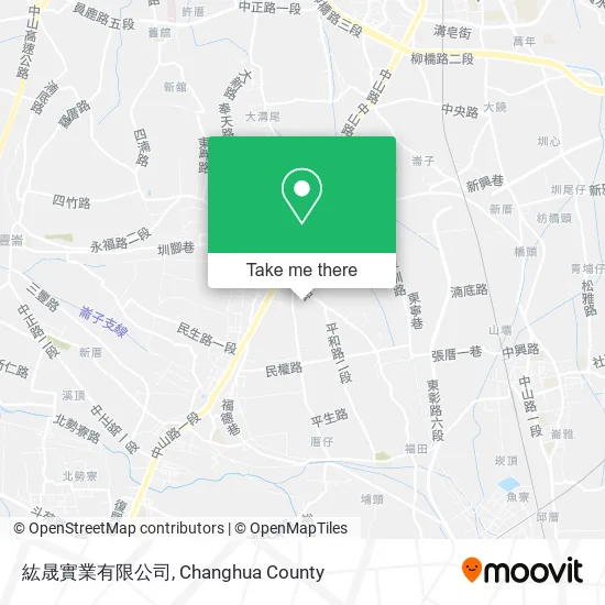 紘晟實業有限公司 map