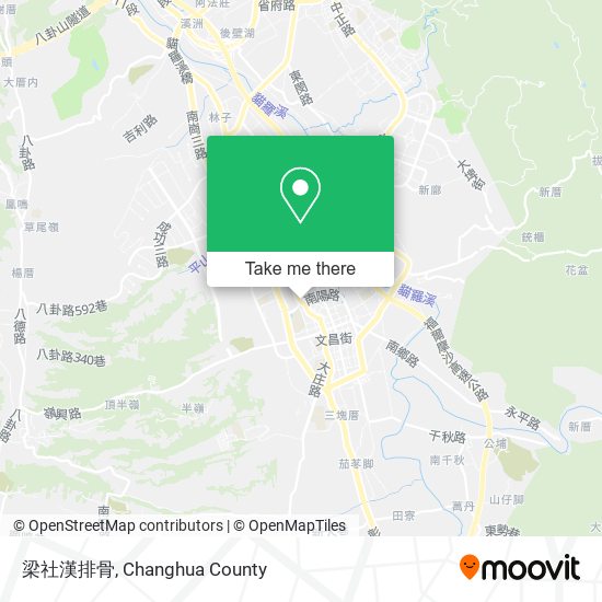 梁社漢排骨 map
