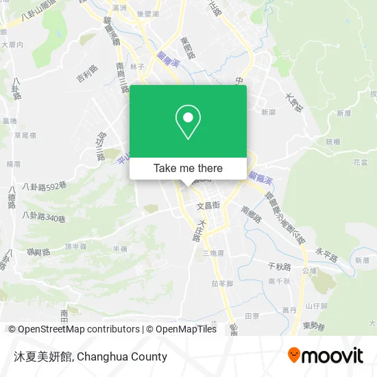 沐夏美妍館地圖