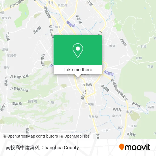 南投高中建築科地圖