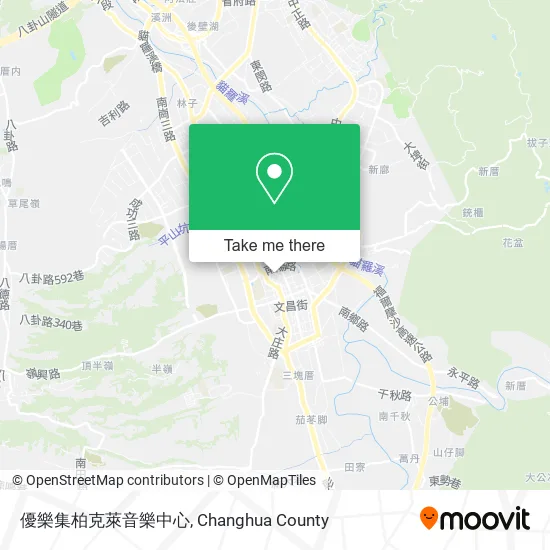 優樂集柏克萊音樂中心地圖