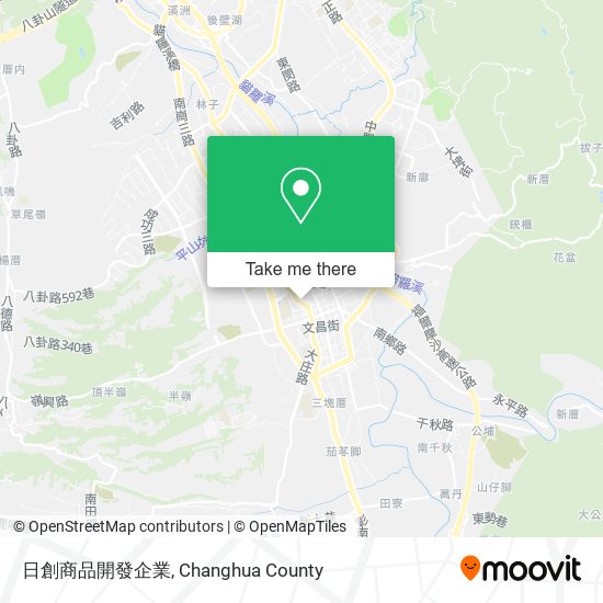 日創商品開發企業 map