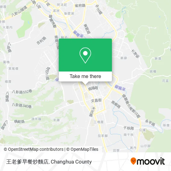 王老爹早餐炒麵店 map