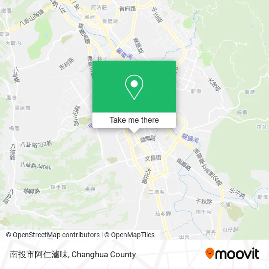 南投市阿仁滷味地圖