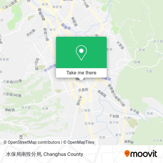 水保局南投分局 map