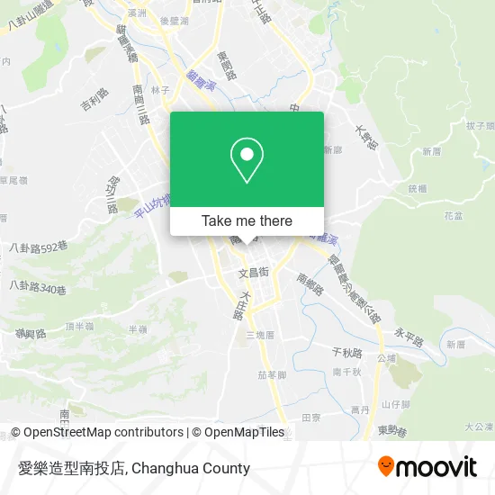 愛樂造型南投店地圖