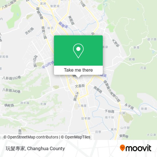 玩髮專家 map