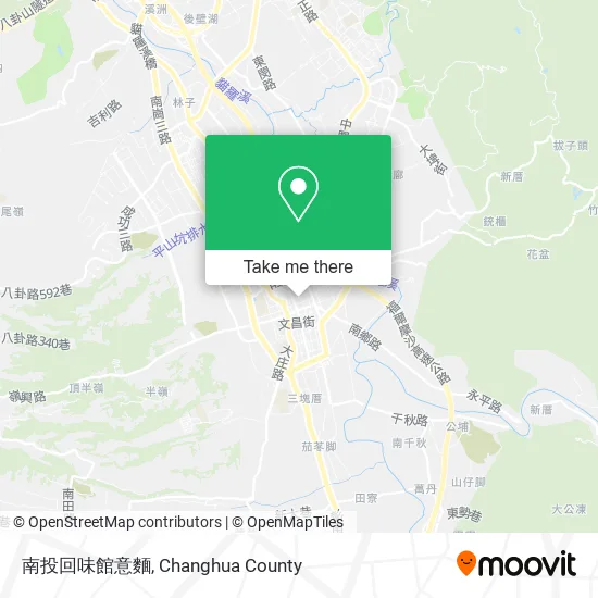 南投回味館意麵 map