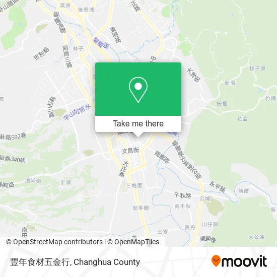 豐年食材五金行 map