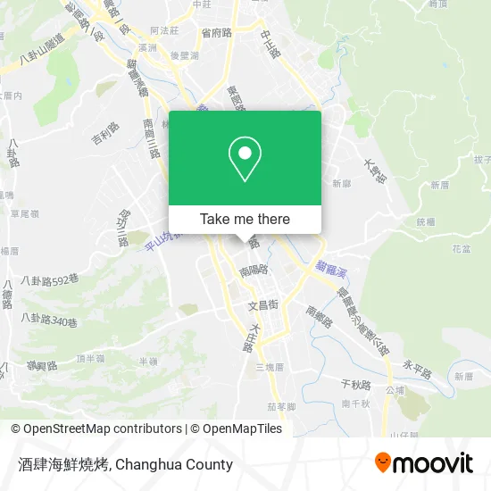 酒肆海鮮燒烤地圖