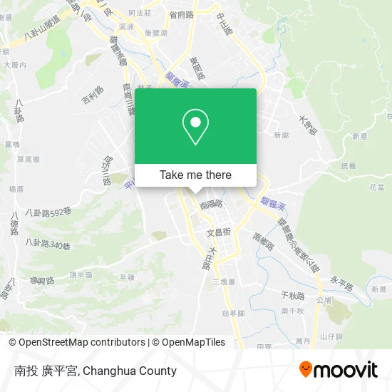 南投 廣平宮地圖