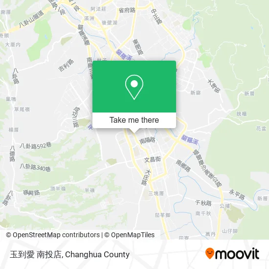 玉到愛 南投店 map