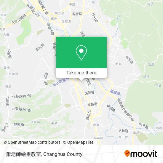 蕭老師繪畫教室地圖