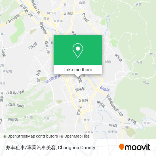 亦丰租車/專業汽車美容地圖