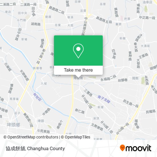 協成餅舖地圖