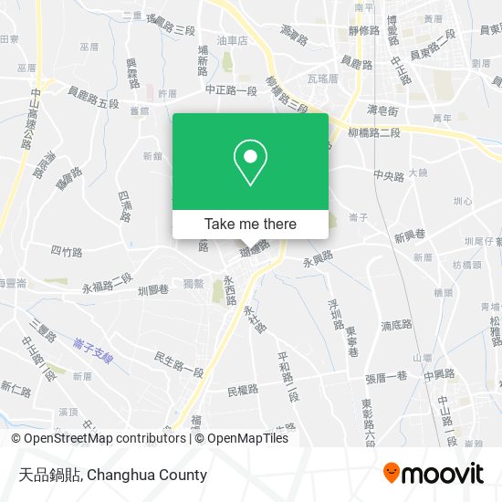 天品鍋貼地圖