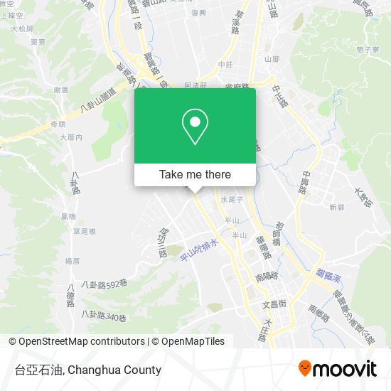 台亞石油地圖