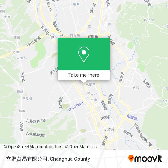 立野貿易有限公司地圖