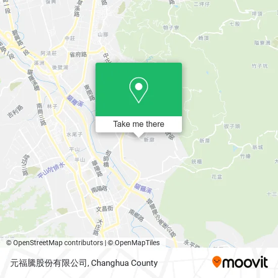 元福騰股份有限公司地圖
