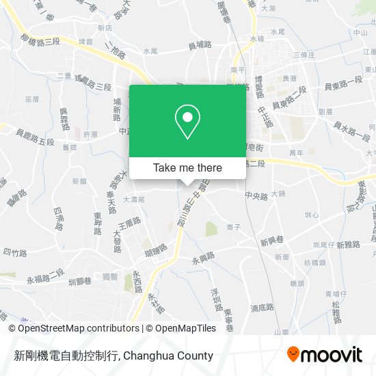新剛機電自動控制行地圖