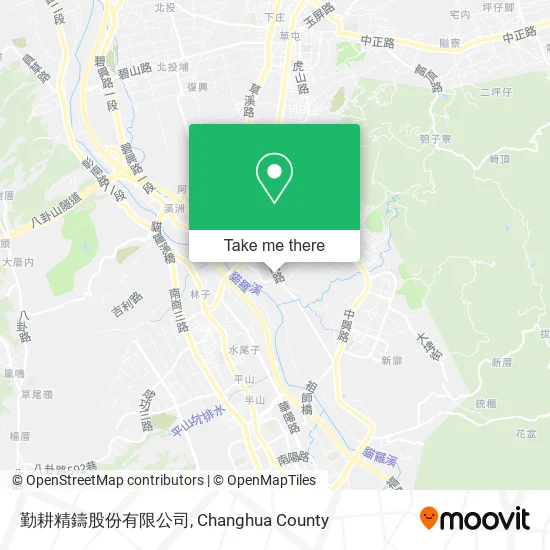 勤耕精鑄股份有限公司地圖